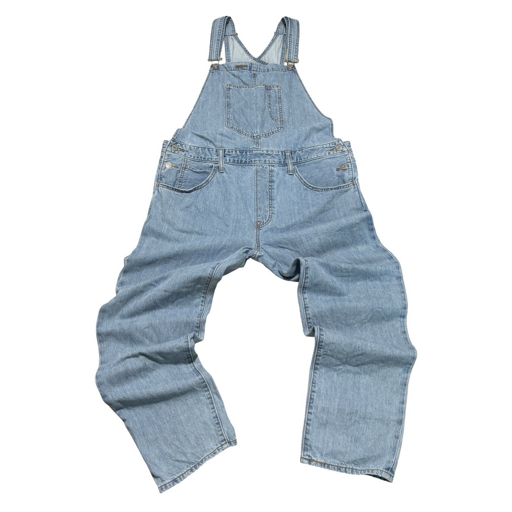 Levi's Men's Workwear Denim Overalls Light Wash 100% Cotton Size XL